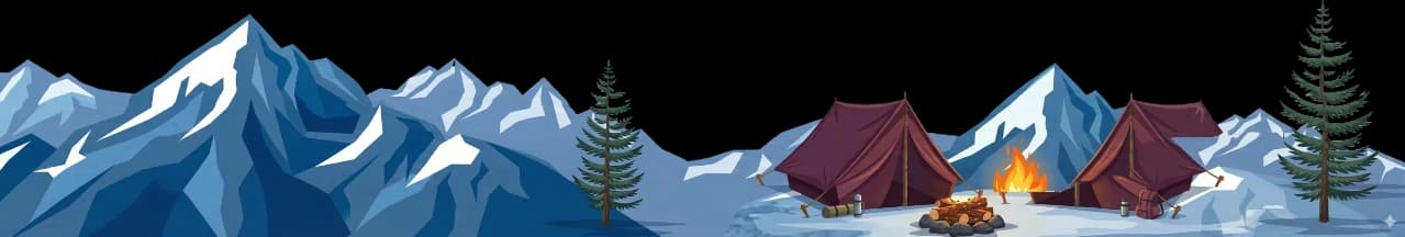 Mountains silhouette landscape background